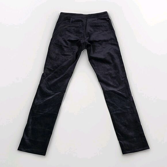 AG Adriano Goldschmied Men's Velvet Cord Pants 32x31 Navy Blue Skinny Jeans - Picture 4 of 9